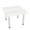 Skutchi Designs 42 in W, 42 in L, 29 in H, Engineered Wood Top, White HAR-SQ-42-POST-WHCYPRESS - alternate 1